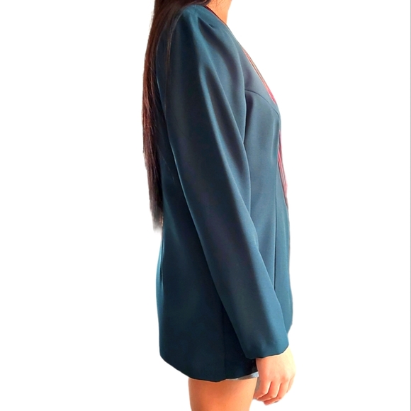 Vintage one button blazer - Picture 4 of 14